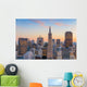 Beautiful view of  business center in downtown San Francisco Wall Mural