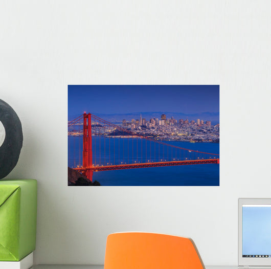 Golden Gate Bridge and Wall Decal