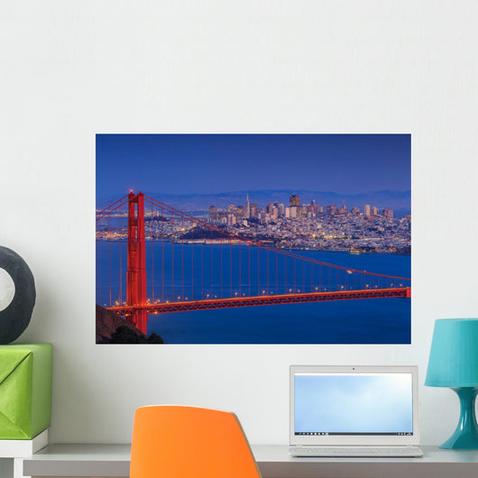 Golden Gate Bridge and Wall Decal