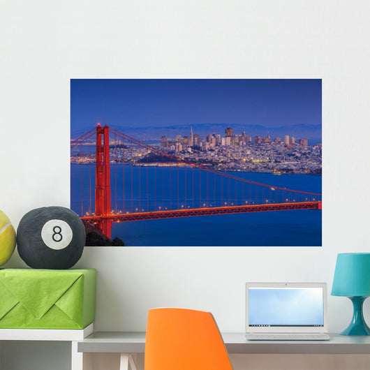 Golden Gate Bridge and Wall Decal