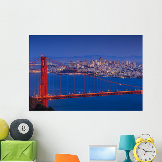 Golden Gate Bridge and Wall Decal