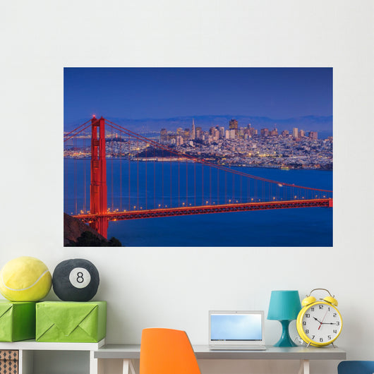 Golden Gate Bridge and Wall Decal