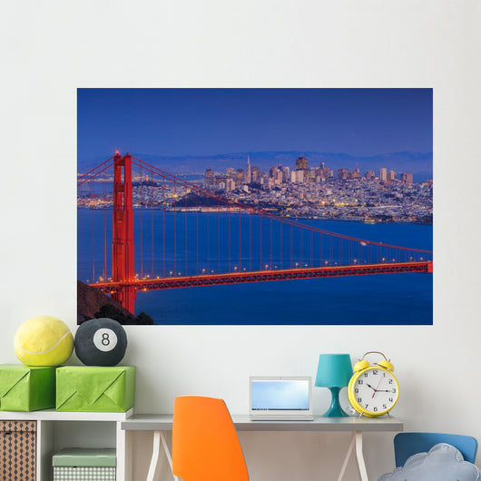 Golden Gate Bridge and Wall Decal