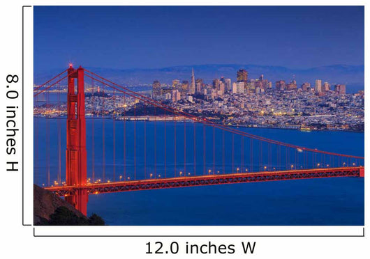 Golden Gate Bridge and Wall Decal
