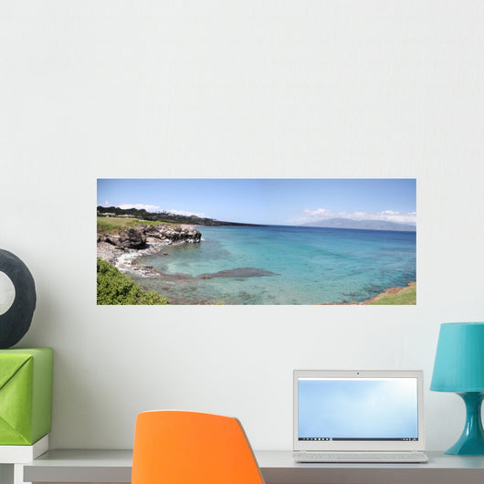 Hawaii Maui Kapalui Panorama Wall Decal