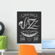 Poster Jazz Festival Blackboard Wall Decal