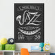 Poster Jazz Festival Blackboard Wall Decal