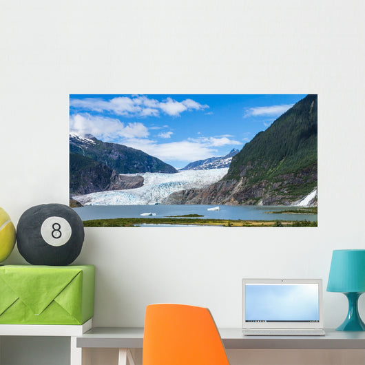 Mendenhall Glacier and Lake Wall Decal