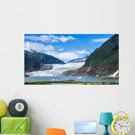 Mendenhall Glacier and Lake Wall Decal