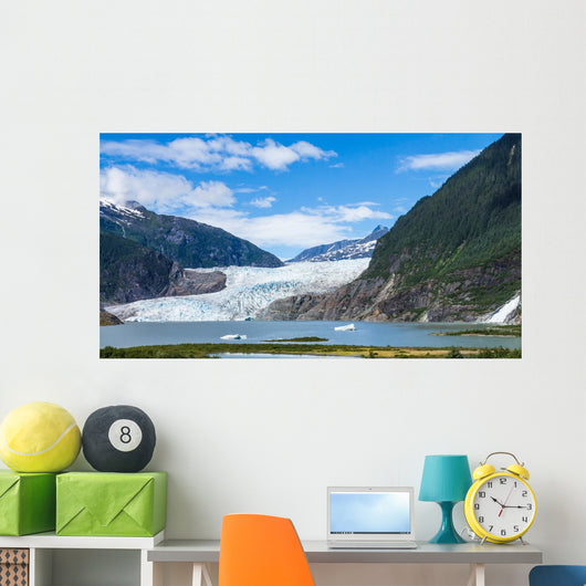 Mendenhall Glacier and Lake Wall Decal