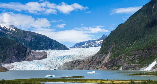 Mendenhall Glacier and Lake Wall Decal