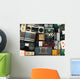 Colorful Music Collage Wall Decal