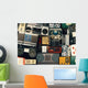Colorful Music Collage Wall Decal