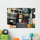 Colorful Music Collage Wall Decal