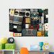 Colorful Music Collage Wall Decal