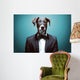 Dressy Dog Wall Decal