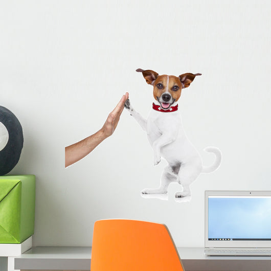 Dog and Owner Wall Decal