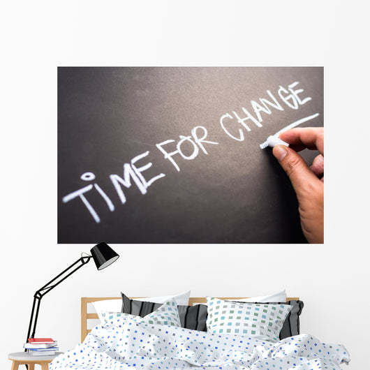Time for Change Wall Decal