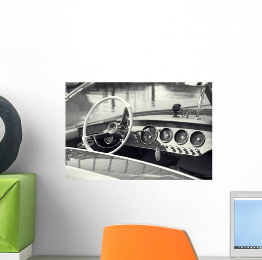 Vintage Luxury Boat Commands Wall Decal