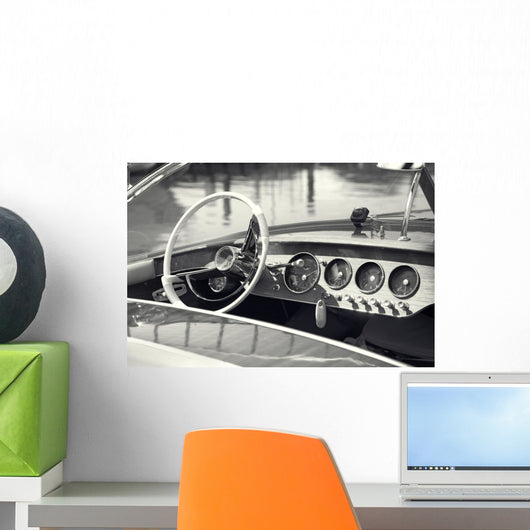 Vintage Luxury Boat Commands Wall Decal