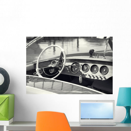 Vintage Luxury Boat Commands Wall Decal