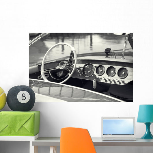 Vintage Luxury Boat Commands Wall Decal