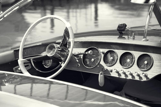 Vintage Luxury Boat Commands Wall Decal