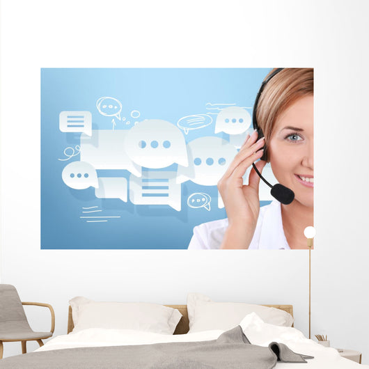 Call Center Perfect Customer Wall Decal