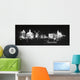 Silhouette Chalk Amsterdam Wall Decal