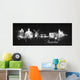 Silhouette Chalk Amsterdam Wall Decal