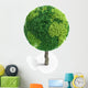 World Globe Tree Wall Decal