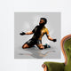 Soccer Player Scoring Goal Wall Decal