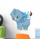 Cartoon Elephant Spraying Water Wall Decal