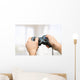 Video Game Joystick Male Wall Decal