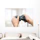 Video Game Joystick Male Wall Decal