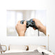 Video Game Joystick Male Wall Decal