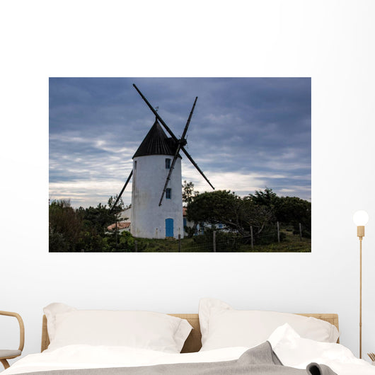 Moulin Sur La Dune Wall Decal
