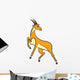 Outlined Antelope Vector Illustration Wall Decal