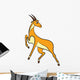 Outlined Antelope Vector Illustration Wall Decal