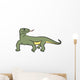 Outlined Varan Komodo Dragon Wall Decal