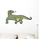 Outlined Varan Komodo Dragon Wall Decal