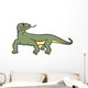Outlined Varan Komodo Dragon Wall Decal