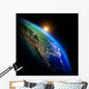 Earth Continents Wall Decal