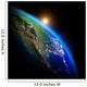 Earth Continents Wall Decal