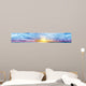 Tropical Sunrise Wall Decal Panoramic Wall Decal