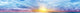 Tropical Sunrise Wall Decal Panoramic Wall Decal