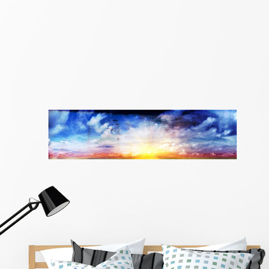 Sky Art Wall Decal Panoramic Wall Decal