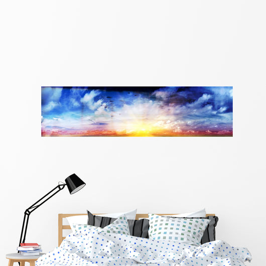 Sky Art Wall Decal Panoramic Wall Decal