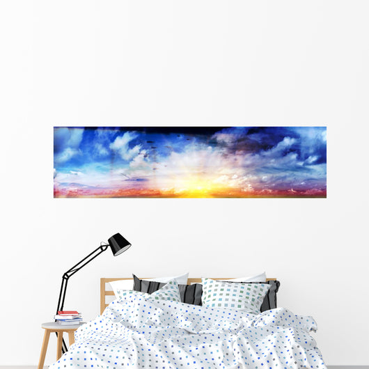 Sky Art Wall Decal Panoramic Wall Decal