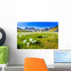 Landmannalaugar Amazing Flower Field Wall Decal